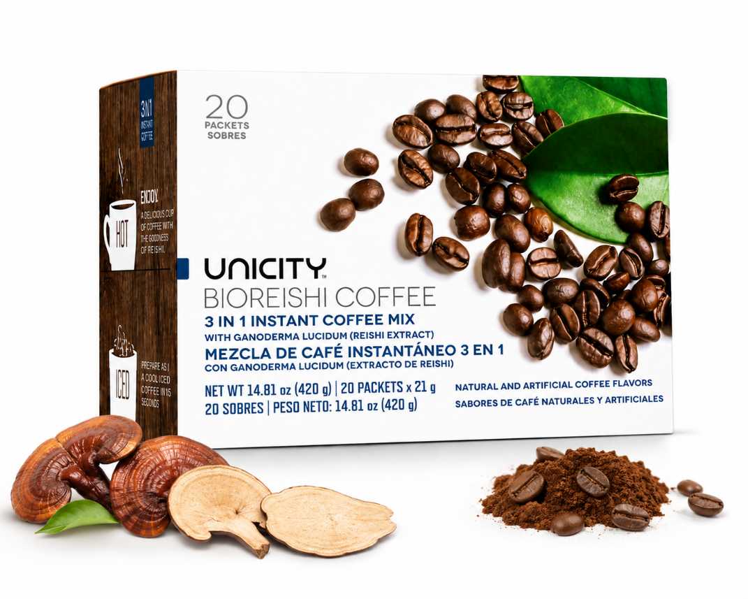 قهوة بايو ريشي 3 في 1 – bioreishi coffee (20 ظرف) bioreishi coffee 009